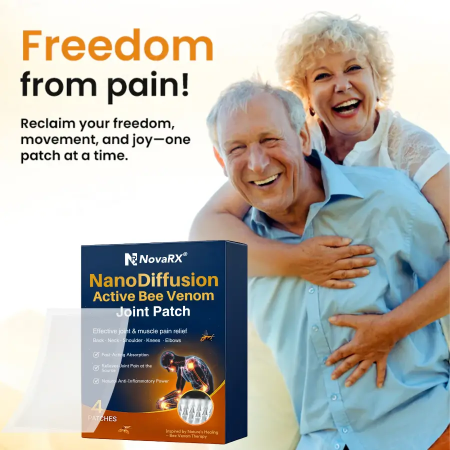 NovaRX® NanoDiffusion Active Bee Venom Joint Patch
