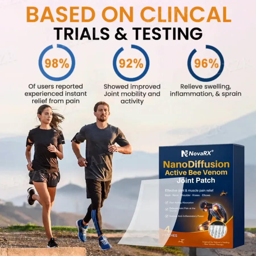 NovaRX® NanoDiffusion Active Bee Venom Joint Patch