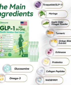 Zebound GLP-1 Six-in-One Health Solution Oral Liquid