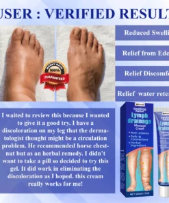 Elycura™ Lymphatic Drainage Massage Cream