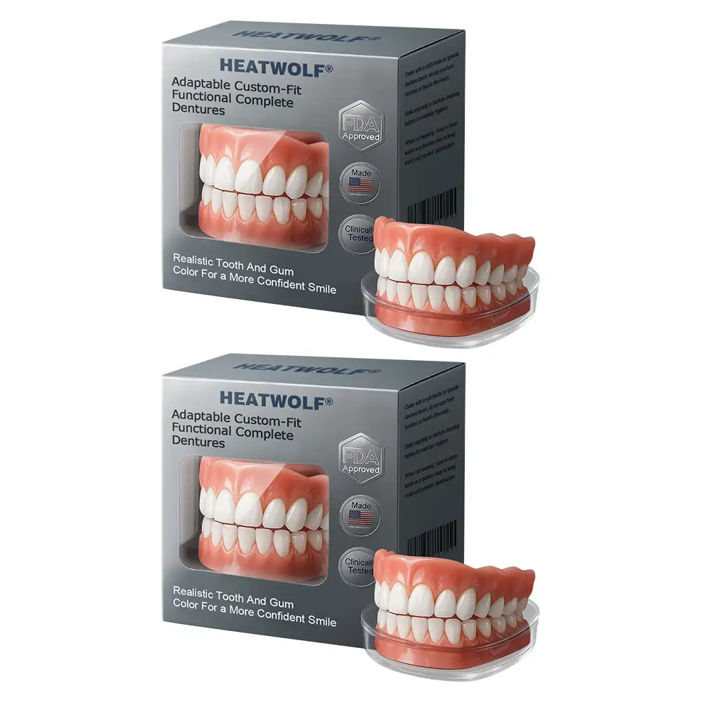 HEATWOLF® Adaptable Custom-Fit Functional Complete Dentures