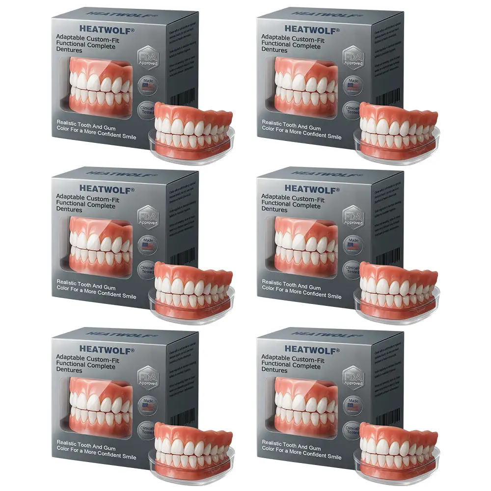 HEATWOLF® Adaptable Custom-Fit Functional Complete Dentures