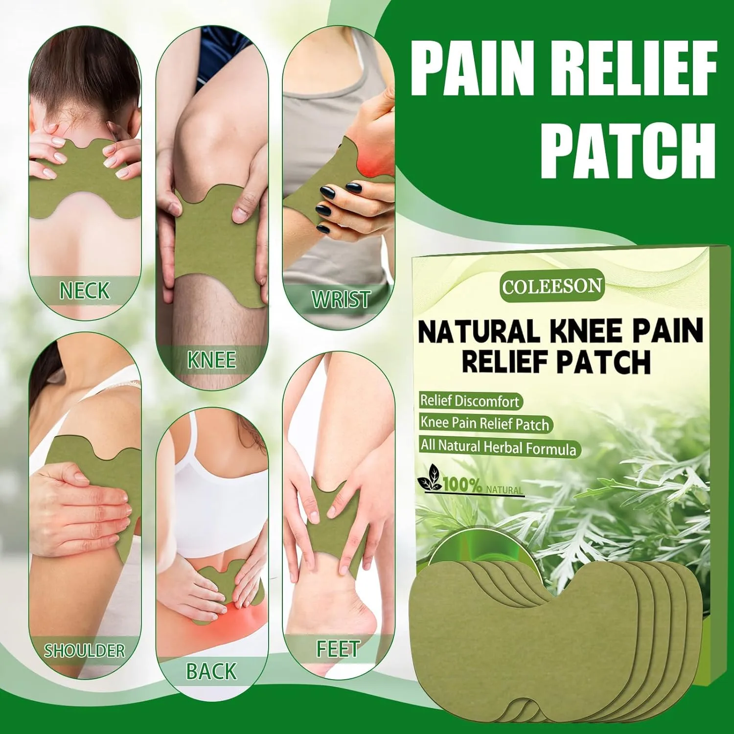 HealPatch™ - Natural Knee Pain Relief Patches