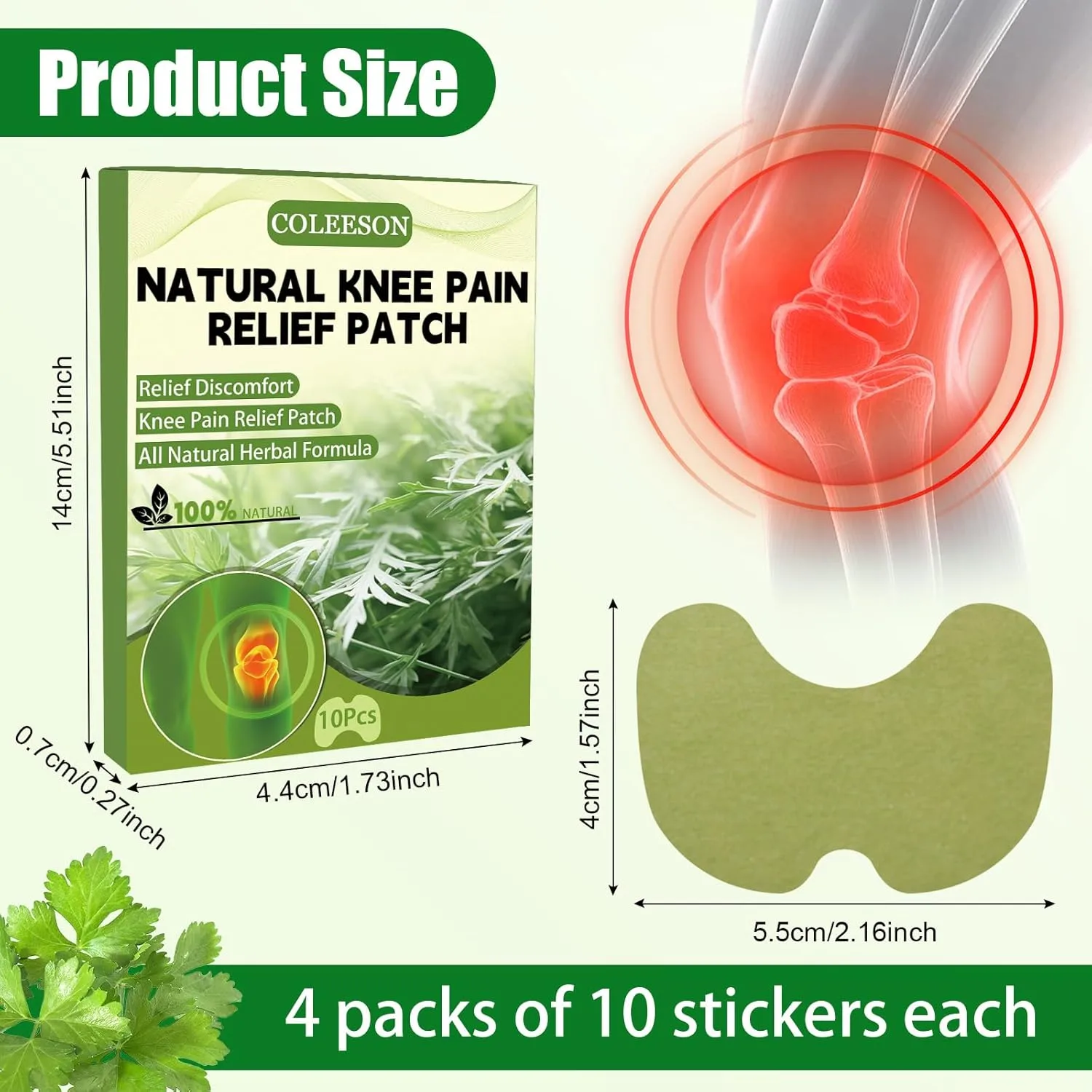 HealPatch™ - Natural Knee Pain Relief Patches