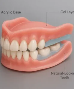 AdaptableFit Custom-Fit Functional Dentures