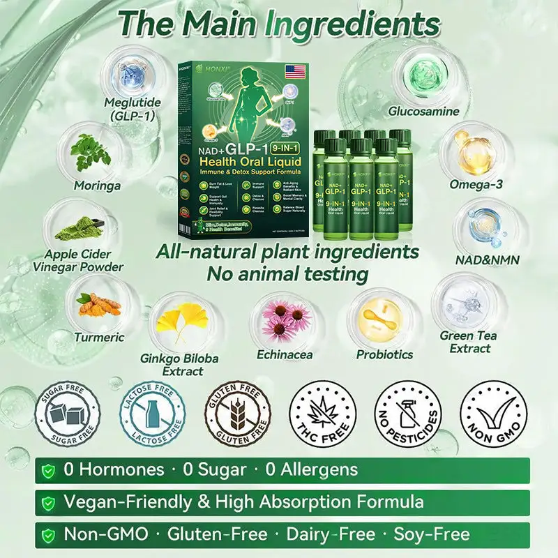 HONXI® NAD+ GLP-1 Nine in One Health Oral Liquid