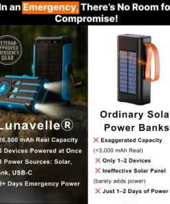 Lunavelle™ Wireless Solar Power Bank