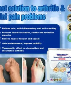 Nano-microneedle joint patch