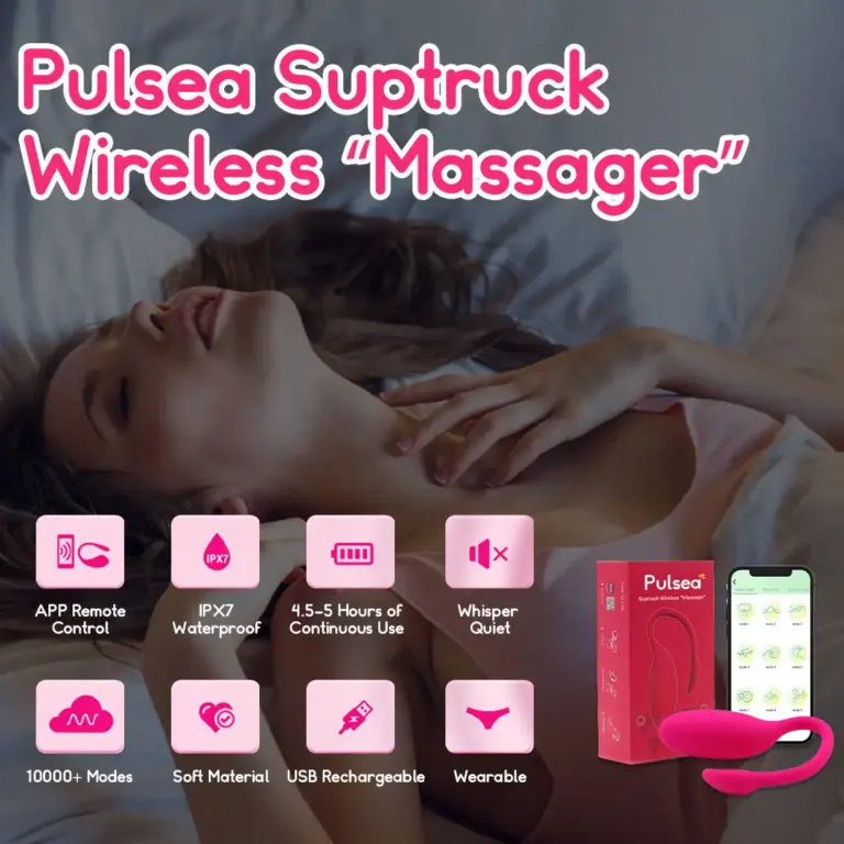 PULSEA Suptruck X15 Wireless Massager 📱 Global Control & 15 Modes - Image 2