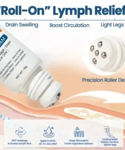Roll-On Pump Cream for Lymphatic Drainage & Swelling Relief