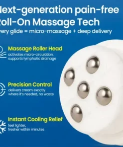 Roll-On Pump Cream for Lymphatic Drainage & Swelling Relief