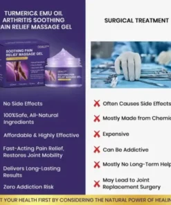 Turmeric & Emu Oil Arthritis Soothing Pain Relief Massage Gel