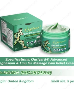 Advanced Magnesium & Emu Oil Massage Pain Relief Cream