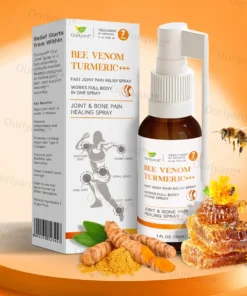 Fast-Acting Bee Venom and Turmeric Joint & Bone Pain Healing Spray