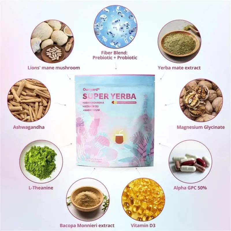 Fat Burning & Blood Sugar Support Super Yerba Mate Instant Tea Powder - Image 9