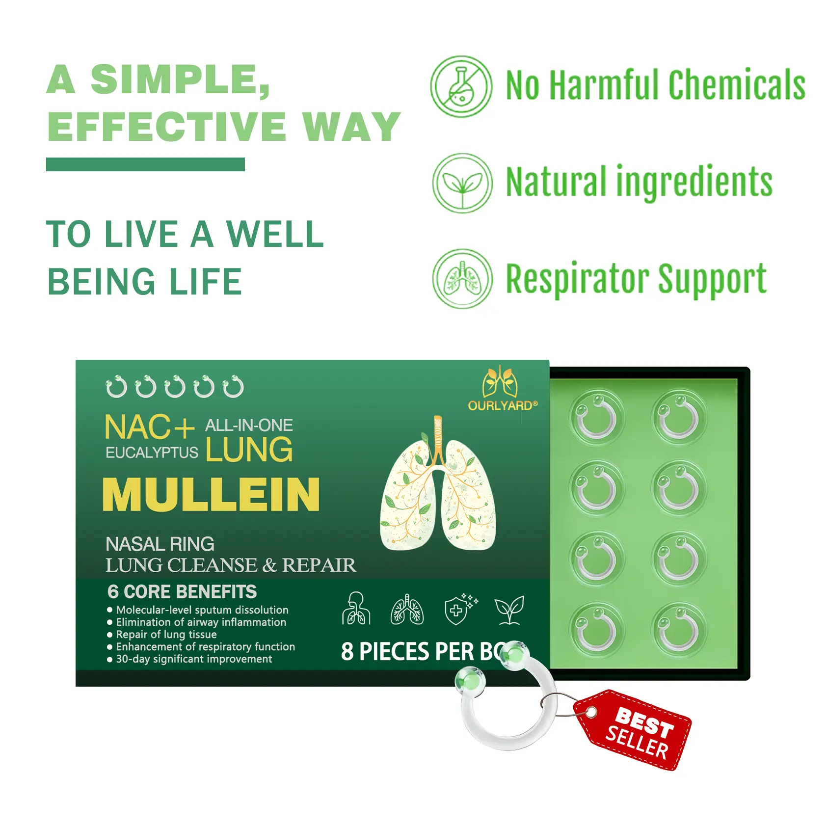 Lung Detox Relief Nasal Ring - Image 7