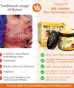 "Dermal Gold" Botox Bee Venom Skin Restoration Cream