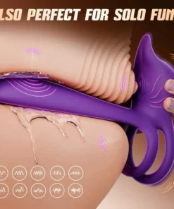 Juxek™ Enchanted Girl Luxe Smart Vibrating Ring – App-Controlled Pleasure for Couples