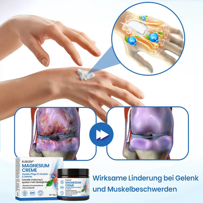Magnesium Creme – Spürbare Pflege & Entlastung für Muskeln & Gelenke - Image 3