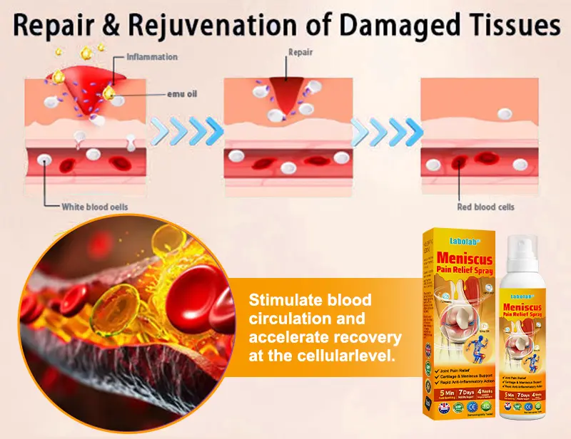 Labolab® BPC-157 + Turmeric & Emu Oil Meniscus Pain Relief Spray