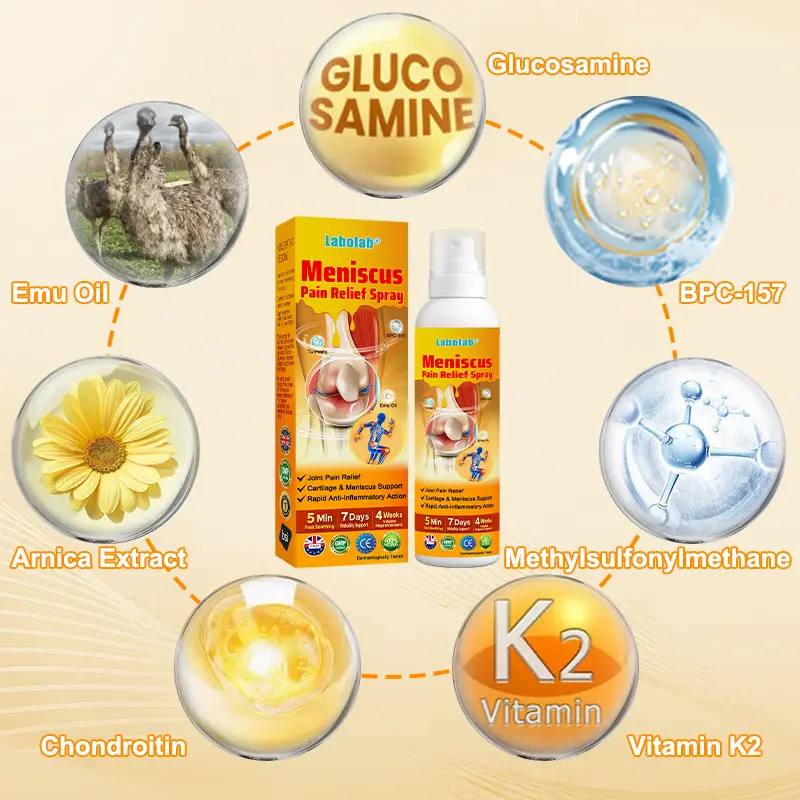 Labolab® BPC-157 + Turmeric & Emu Oil Meniscus Pain Relief Spray