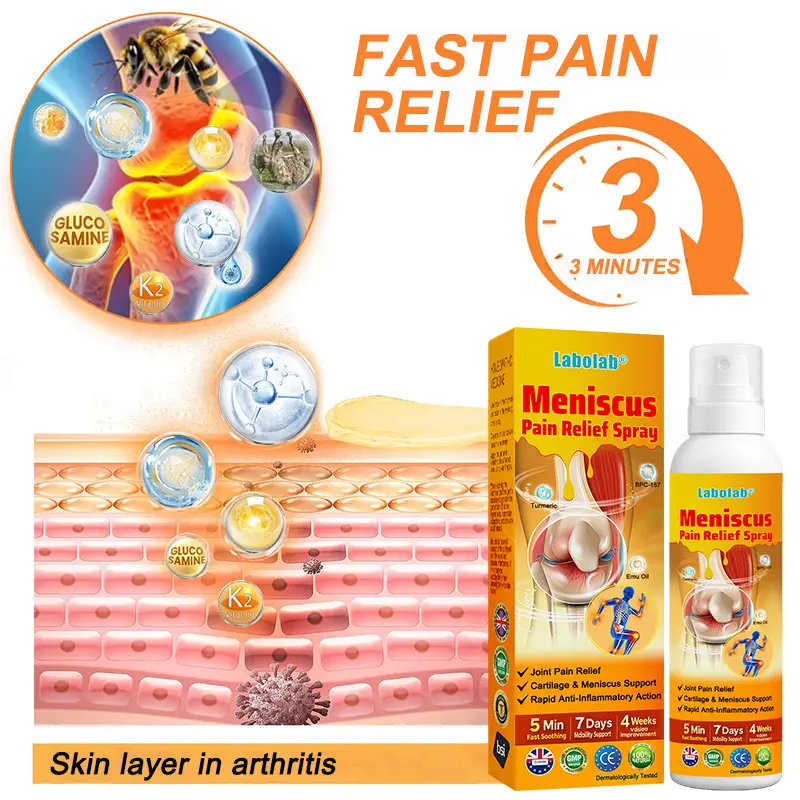 Labolab® BPC-157 + Turmeric & Emu Oil Meniscus Pain Relief Spray