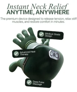 Sorebest™ Hand‑Grip Neck & Shoulder Massager