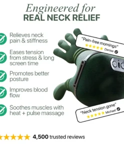 Sorebest™ Hand‑Grip Neck & Shoulder Massager
