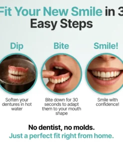 BRONY™ Custom-Fit Full Functional Dentures