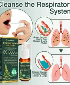 CareBreeze® Botanical Mullein Leaf Extract Lung Cleanse Spray