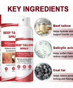 OUR+™ Beef Tallow Spray for Itchy, Flaky Psoriasis Skin